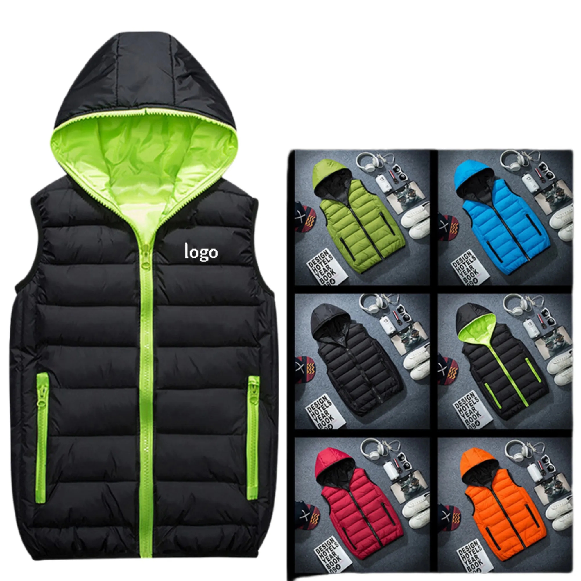 Hooded Cotton Vest 2