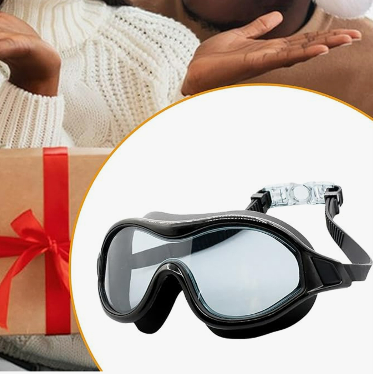 Adult Full View Diving Mask with Anti Fog Lens 4
