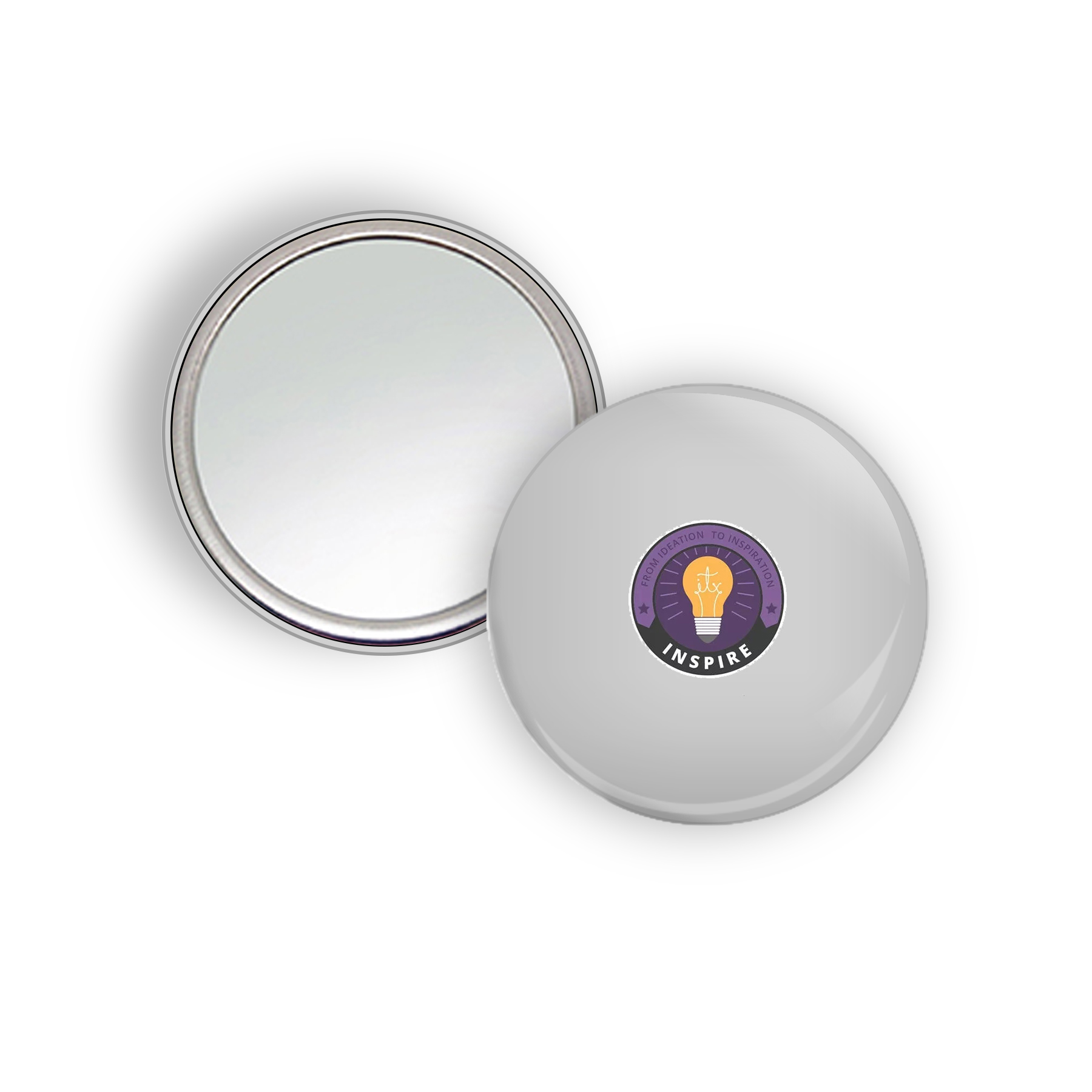 3" Full Color Round Tinplate mirror 3