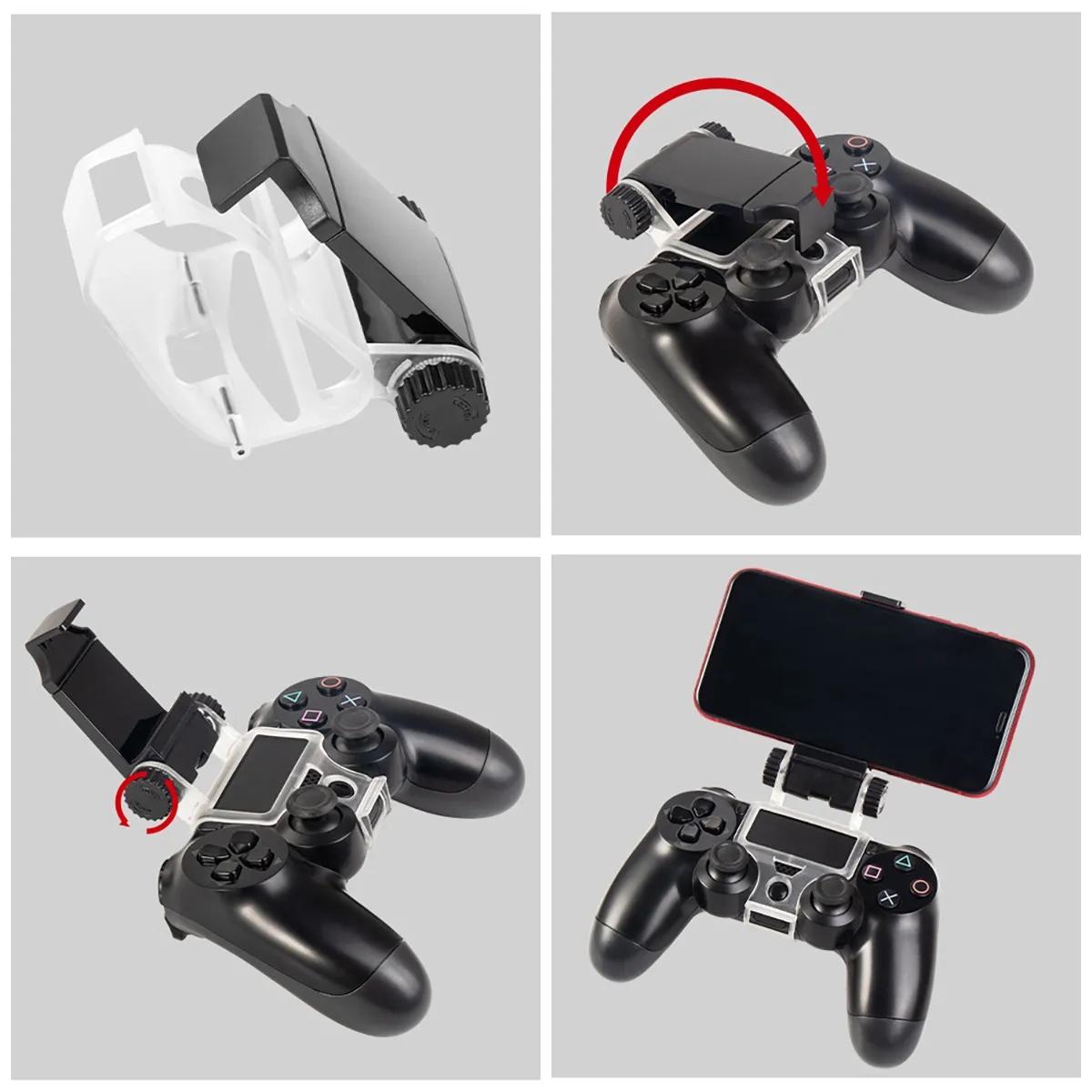 PS4 Game Controller Clip Holder Clamp Mount 4