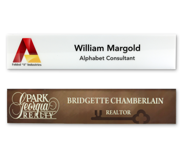 The Apollo full color nameplate 2"x10" 4