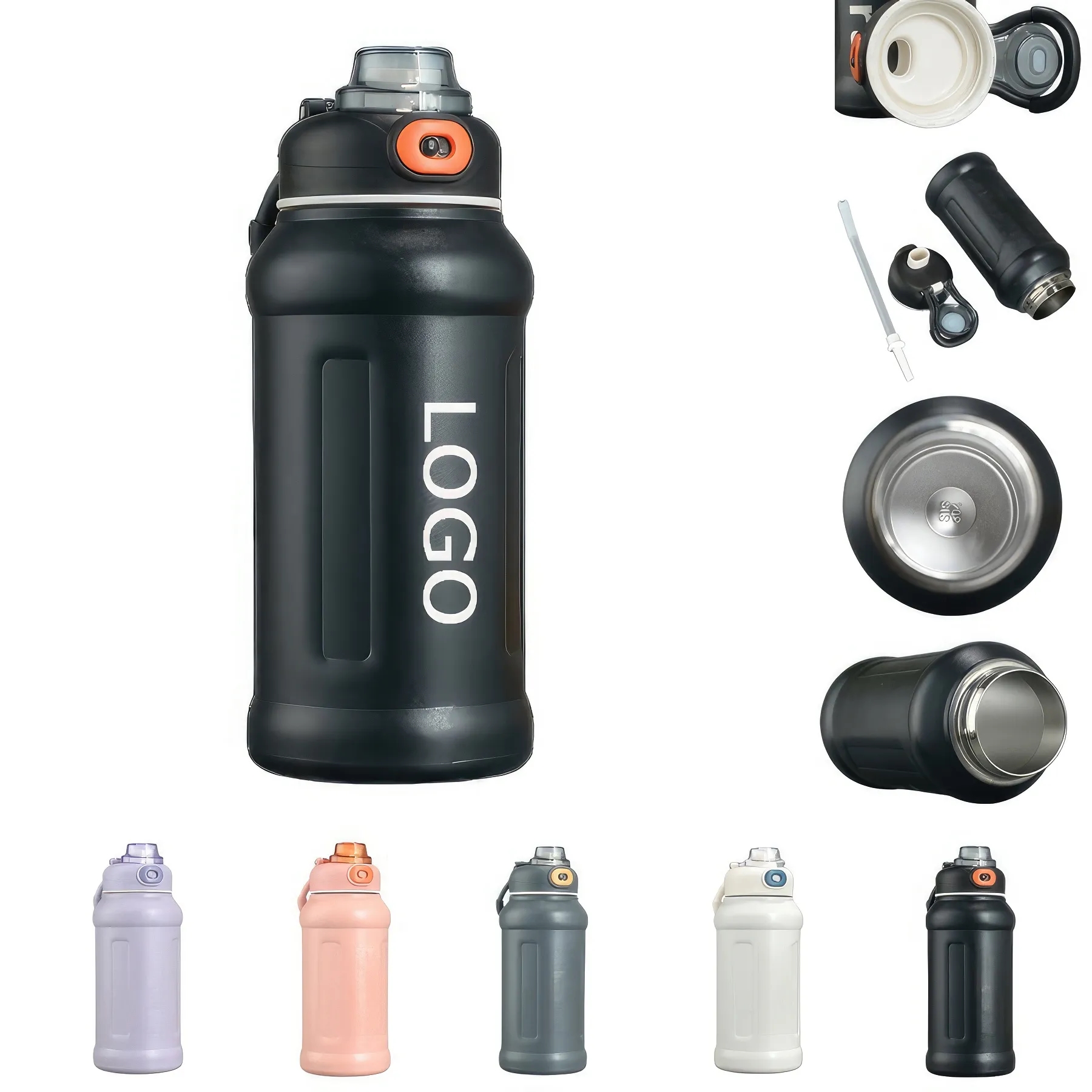 28oz Large Capacity Outdoor Sports Water Bottle, custom water bottle with logo imprint 2