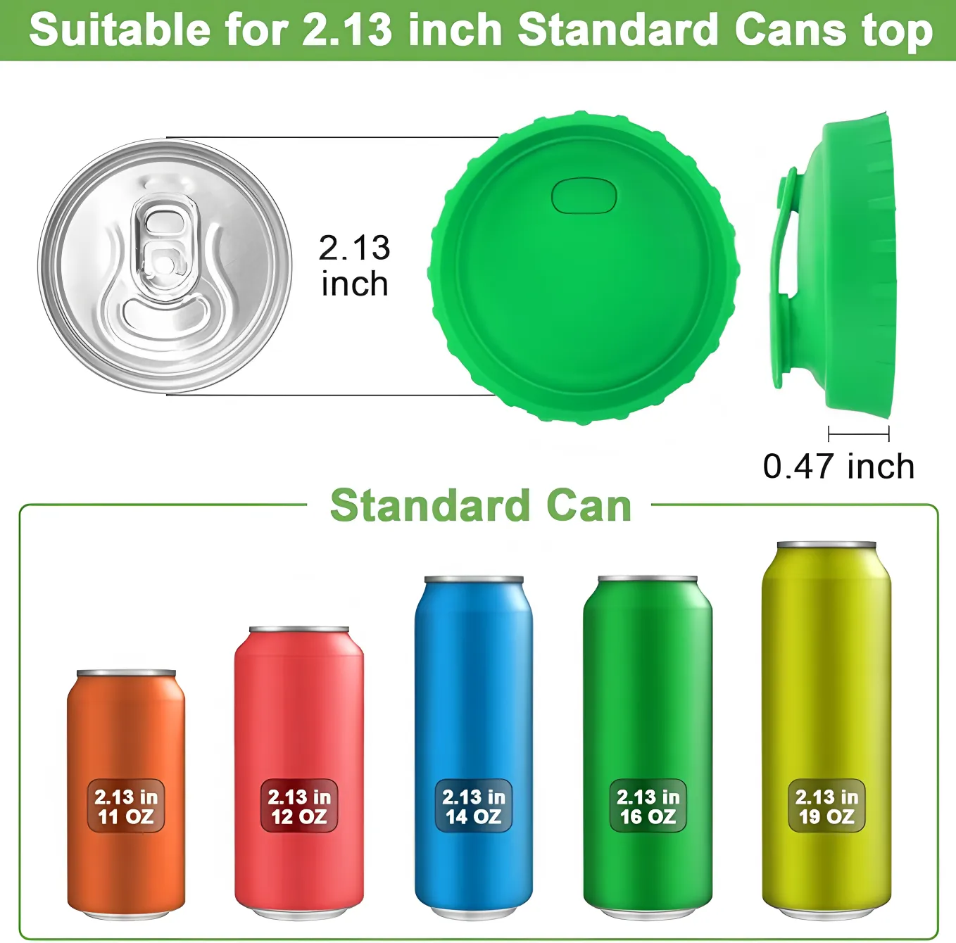 Outdoor Travel Silicone Drink Covers Keep Carbonation Fresh 4