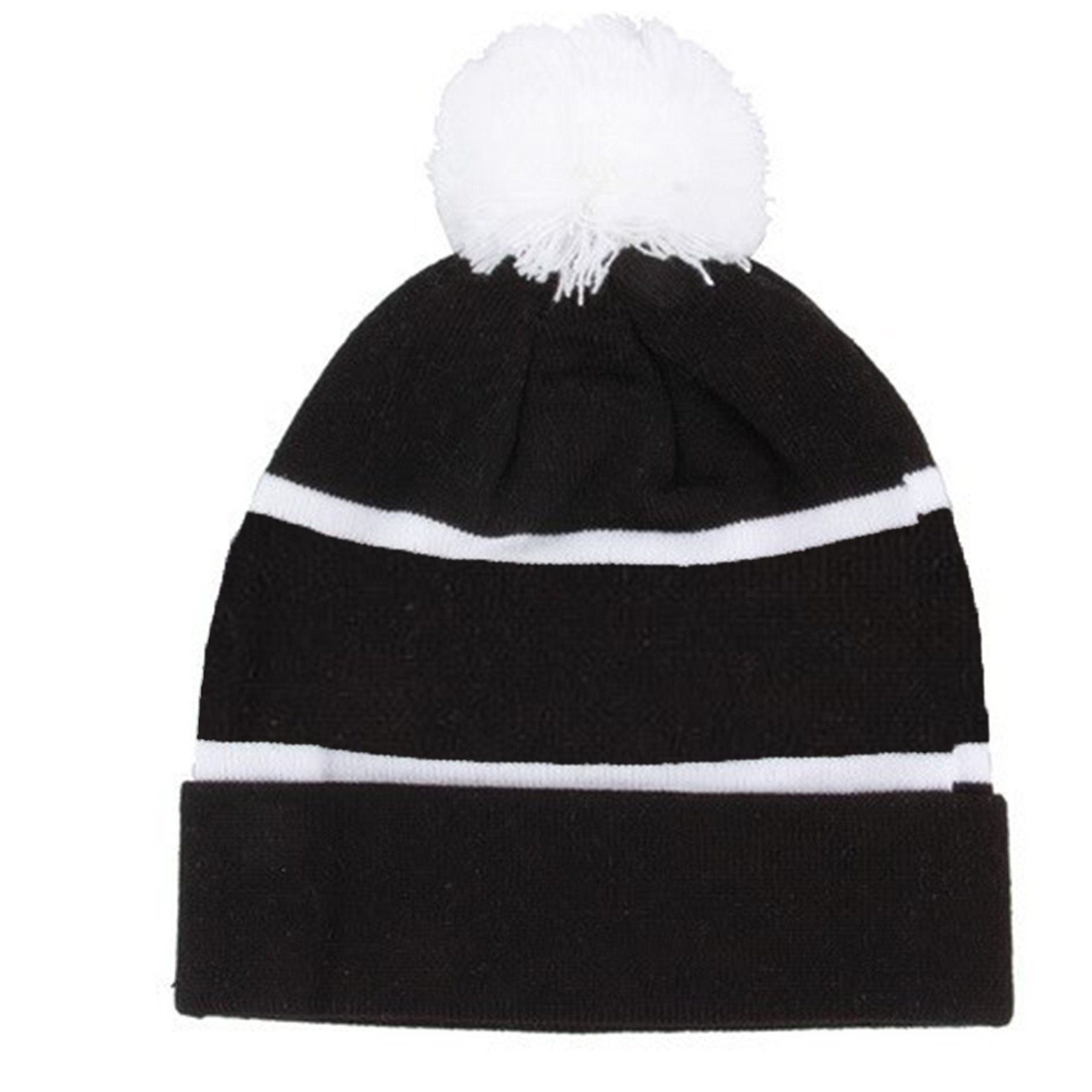 Pom-Pom Knitted Hat 2