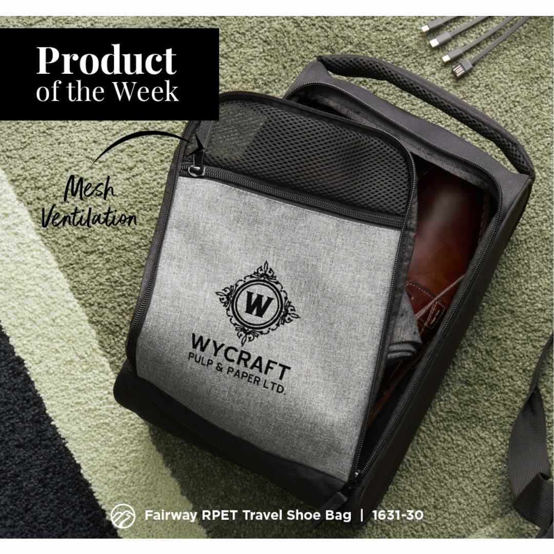 Fairway RPET Travel Shoe Bag, custom luggage with logo imprint 58