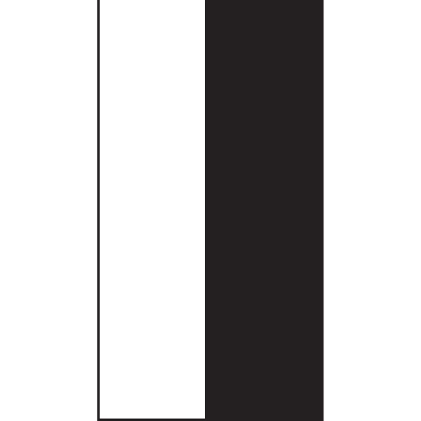 Semi-Stock 2 Color Vertical Attention Flag 1