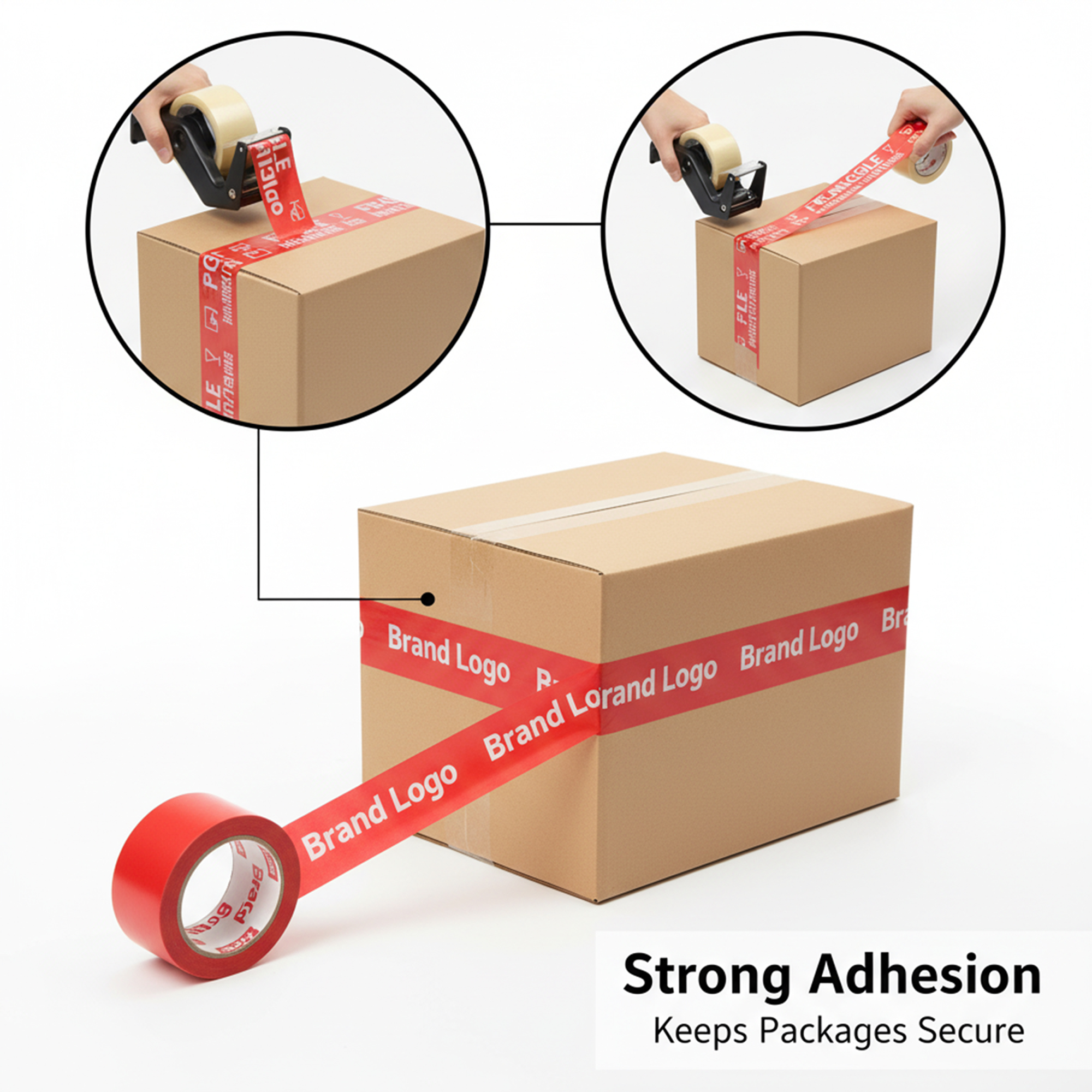 1.5" Custom Printed Packing Tape 2