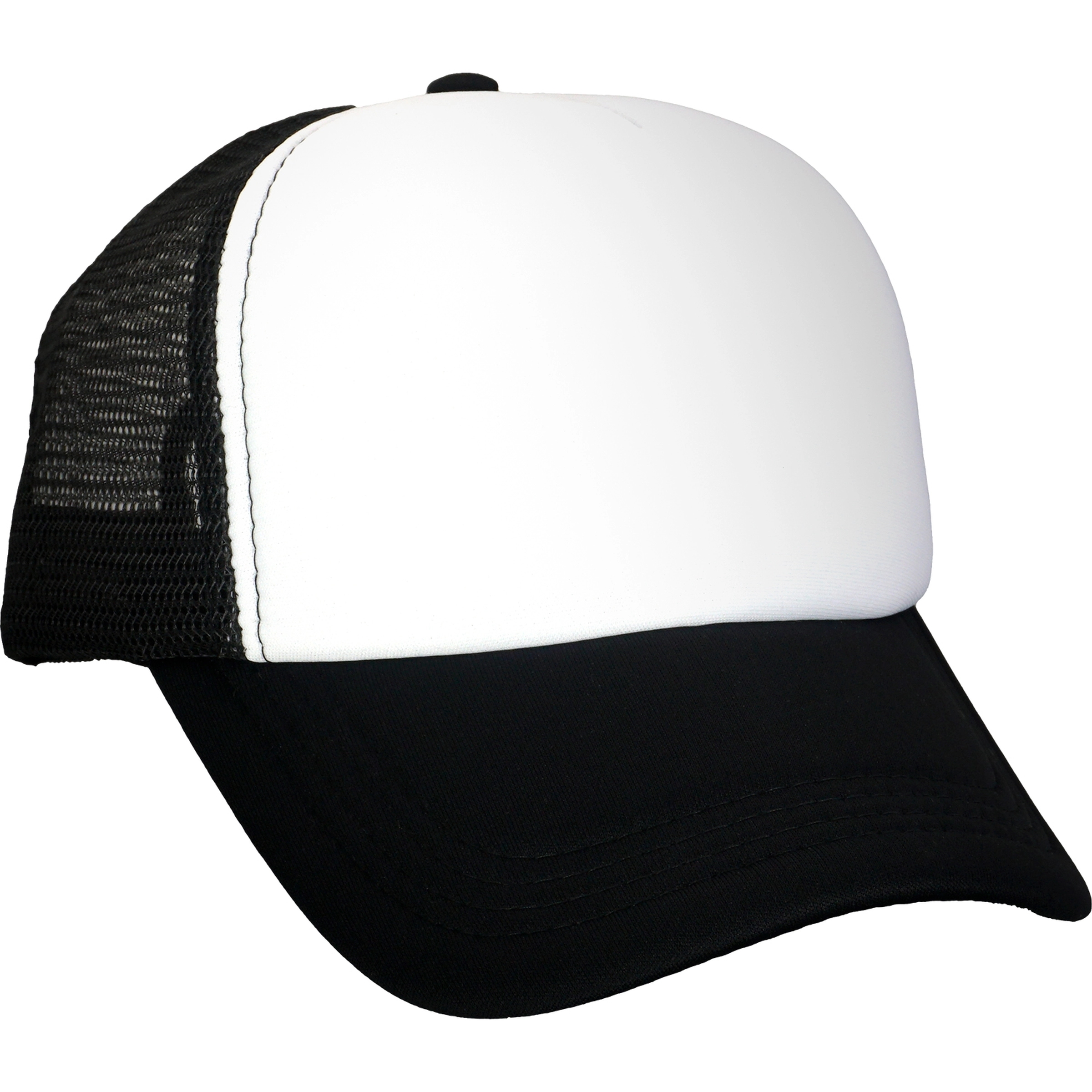 Foam Hexagon Emblem Trucker Hat 8