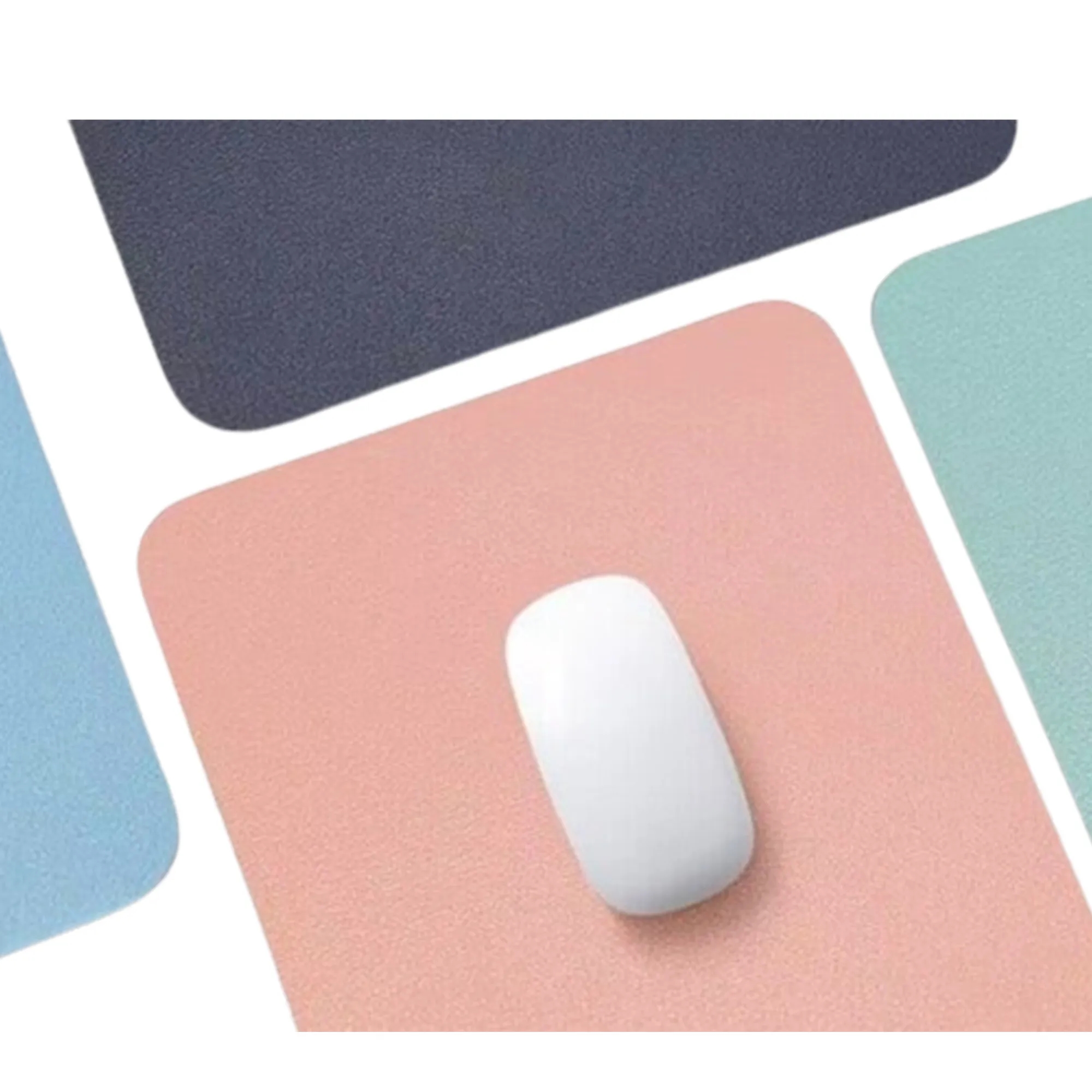 Double sided leather smooth mouse pad 2