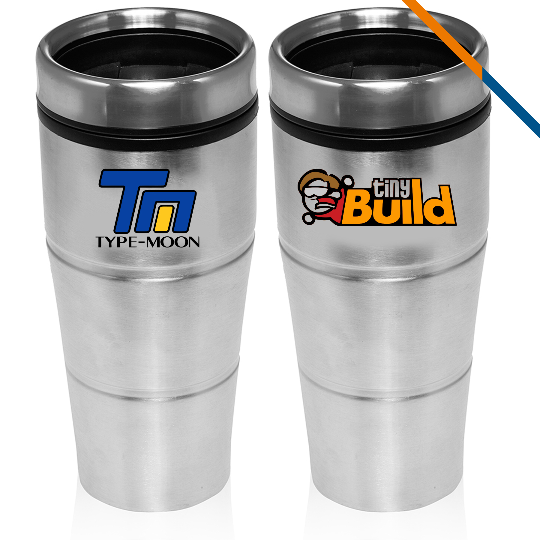 Derish Stainless Steel Tumbler - 16 OZ. 1