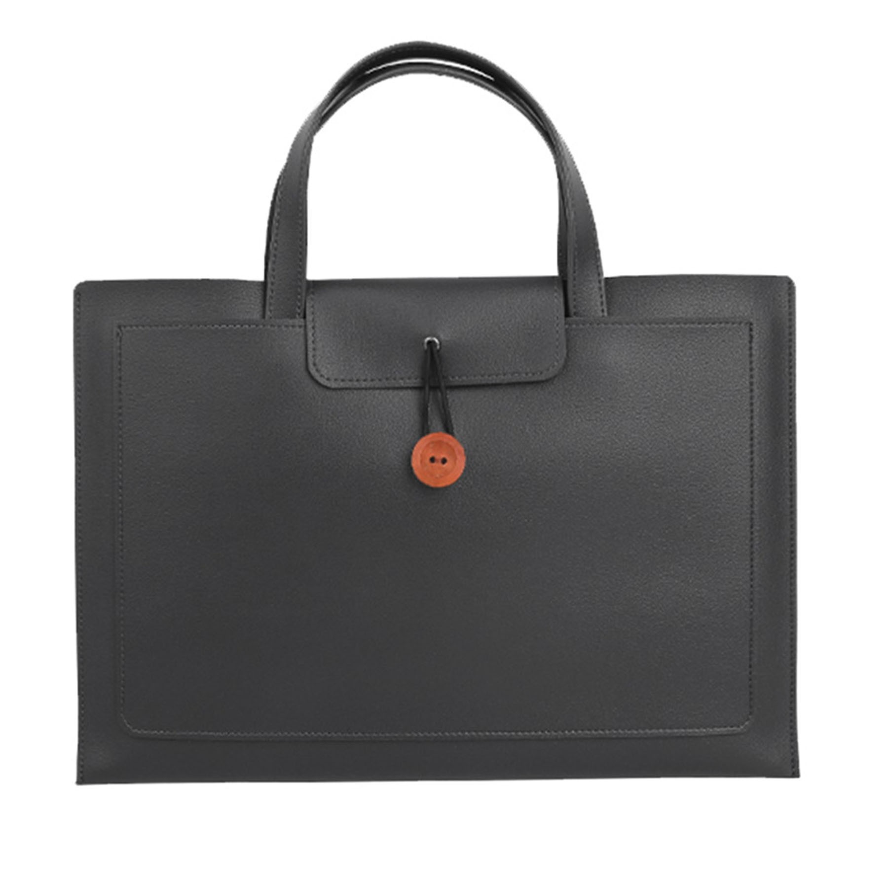 14Inch PU Leather Stylish Business Briefcase Laptop Bag 2