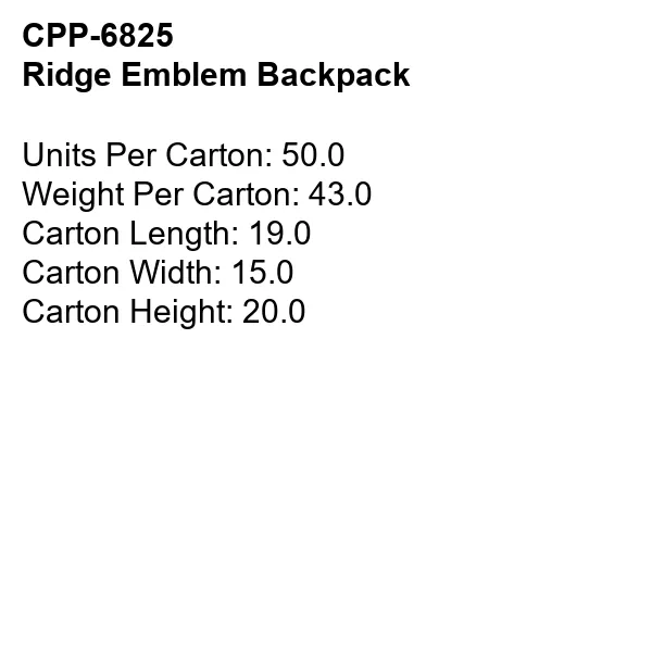Ridge Emblem Backpack 7