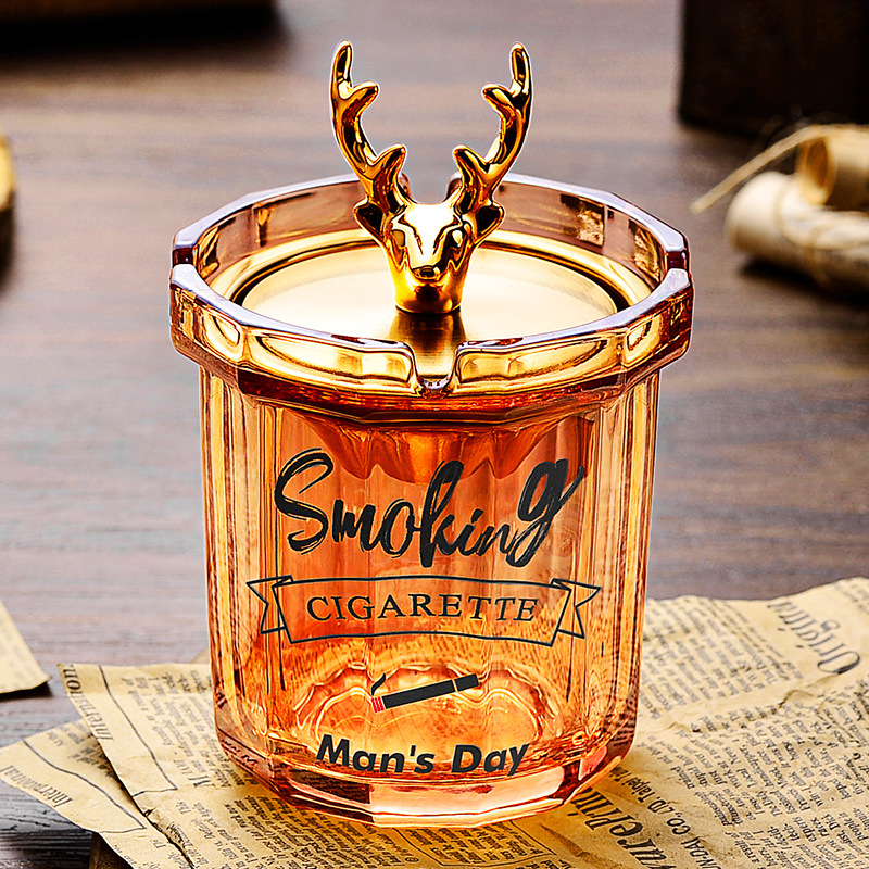 Ashtray with Lid for Cigarette 9