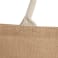 Jute Shopper Tote with Recycled Cotton Pocket, custom tote bag with logo imprint 3