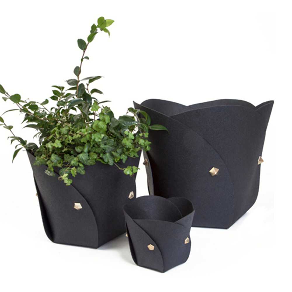 Petal Shape Leather Flower Pot 4