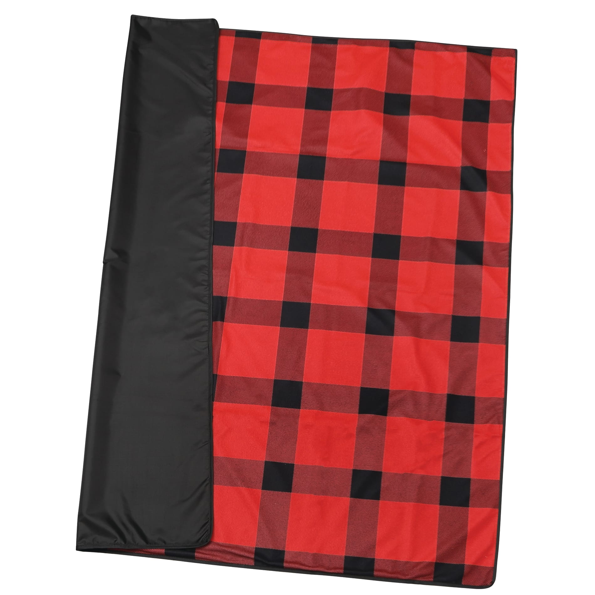 Buffalo Plaid Fleece Picnic Blanket 17