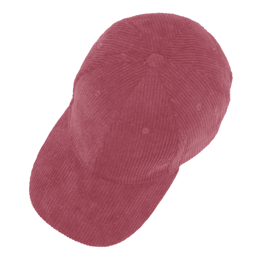 Stock Corduroy 6-Panel Structured Cap w/ Metal Buckle 35
