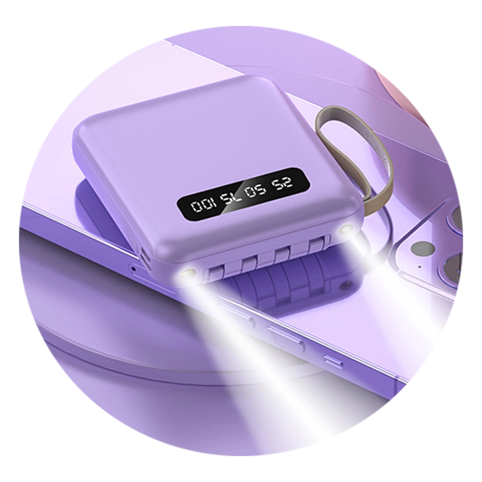 Comes With Four-Wire Power Bank 2