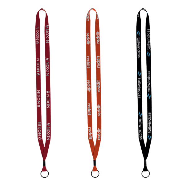 1/2" Dye-Sublimated Waffle Weave Lanyard 6