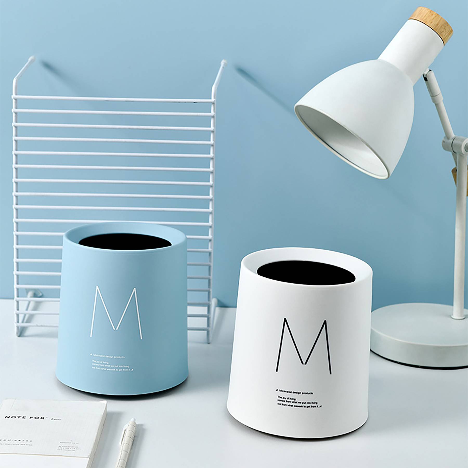 Creative Office Desk Trash Can 4