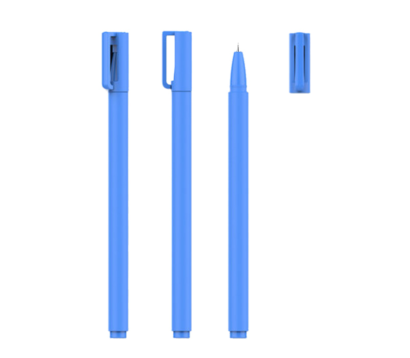 Slender Plastic Pen with Cap 4