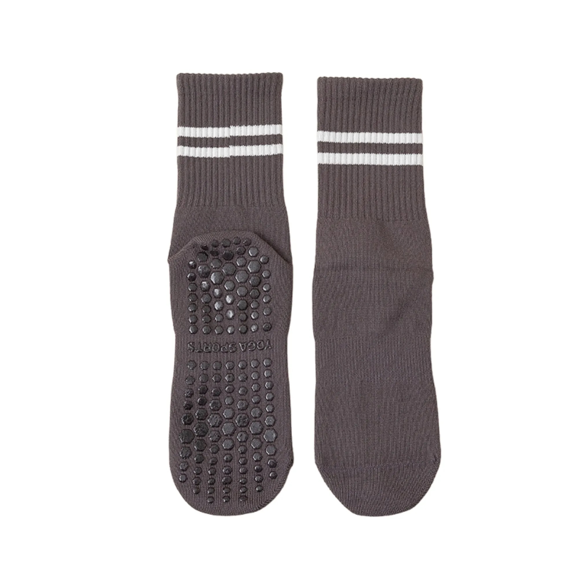 Cotton non-slip silicone indoor sports socks 10