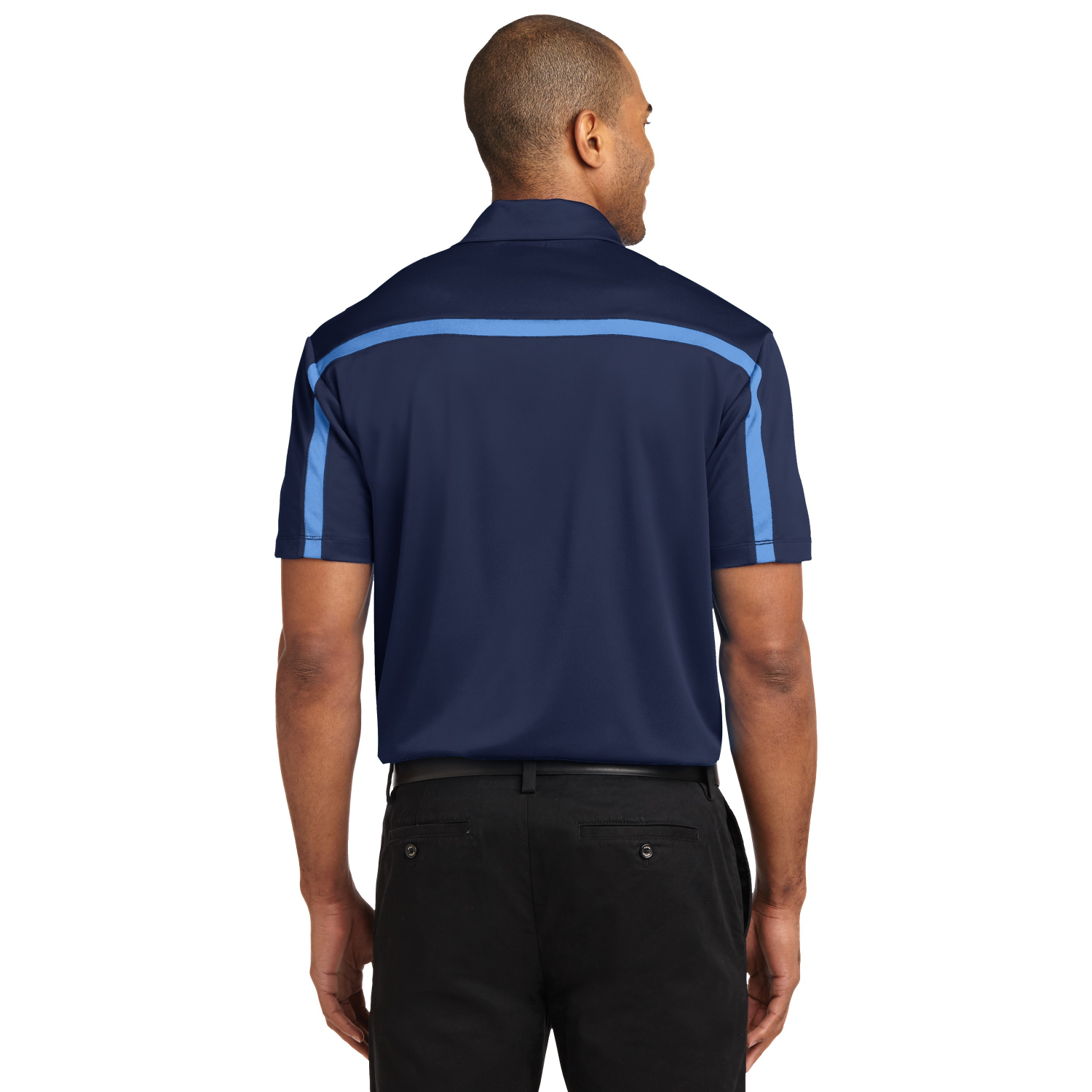 Port Authority Silk Touch Performance Colorblock Stripe Polo 4