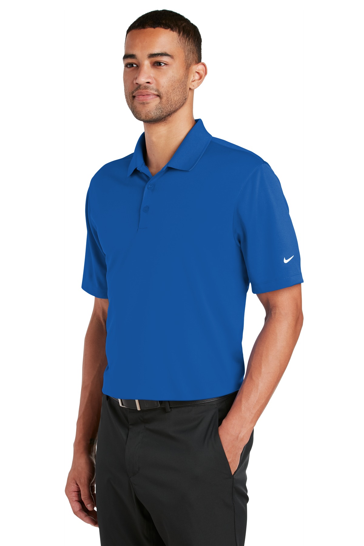 Nike Dri-FIT Classic Fit Players Polo with Flat Knit Collar. 838956 38