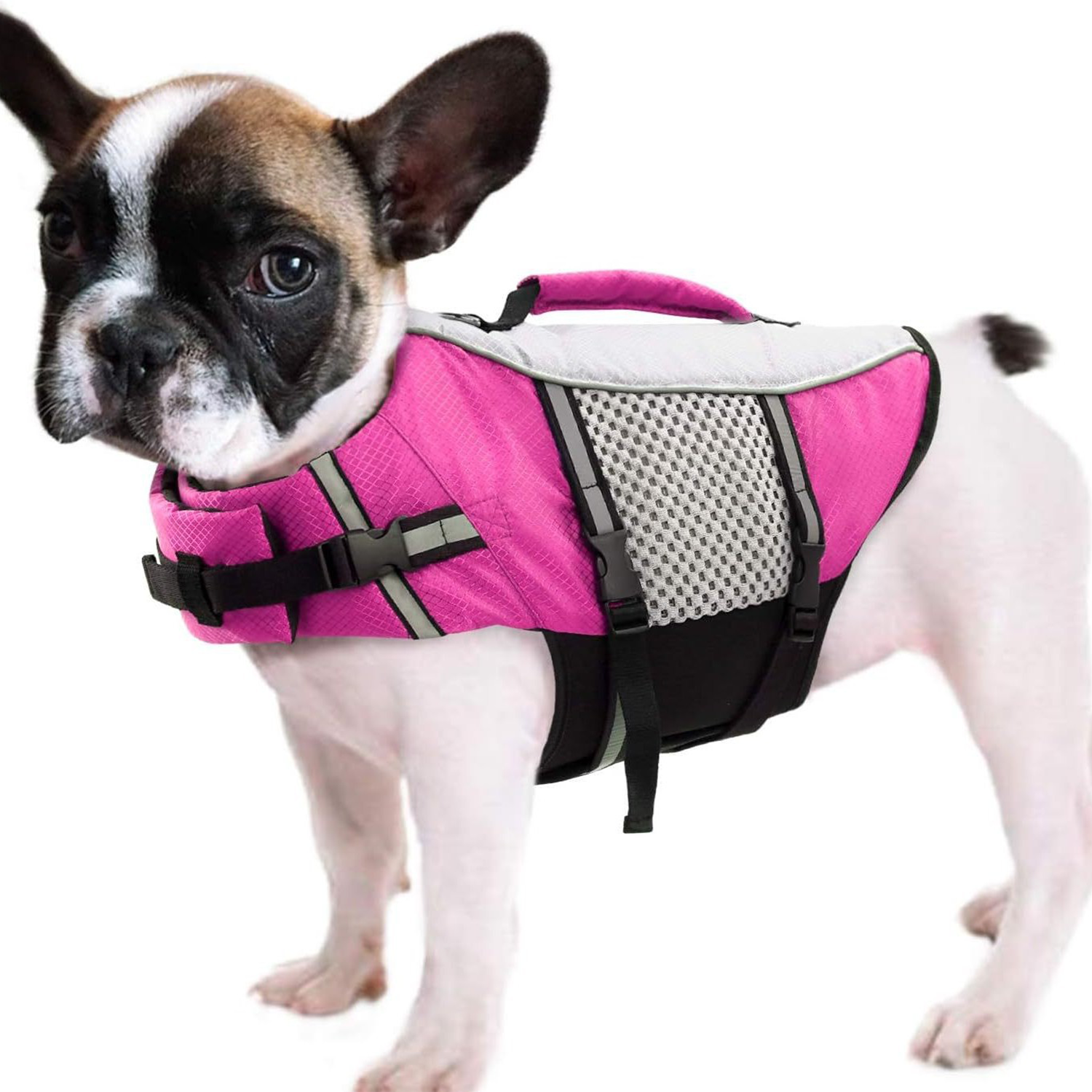 Dogs Reflective Adjustable Swimming Life Jacket 4