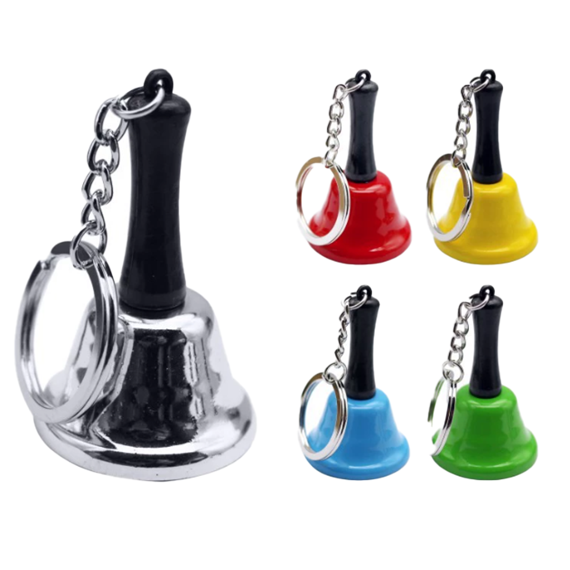 Christmas Hand-Crank Bell Keychain 1