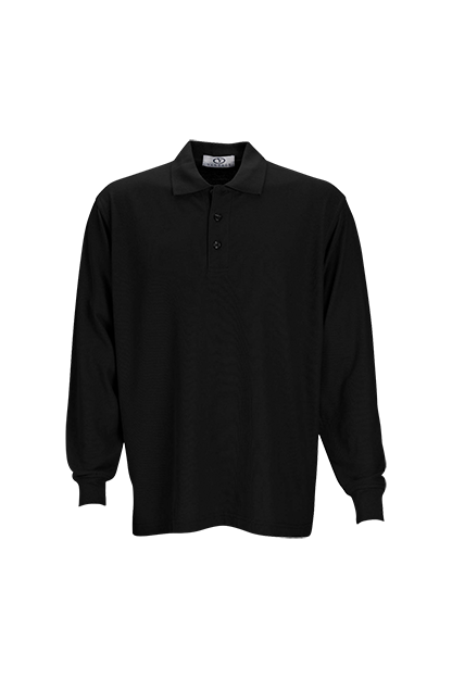 Long Sleeve Soft-Blend Double-Tuck Pique Polo 66
