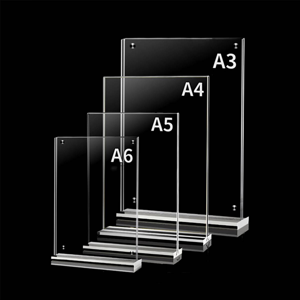 Acrylic menu clip 4
