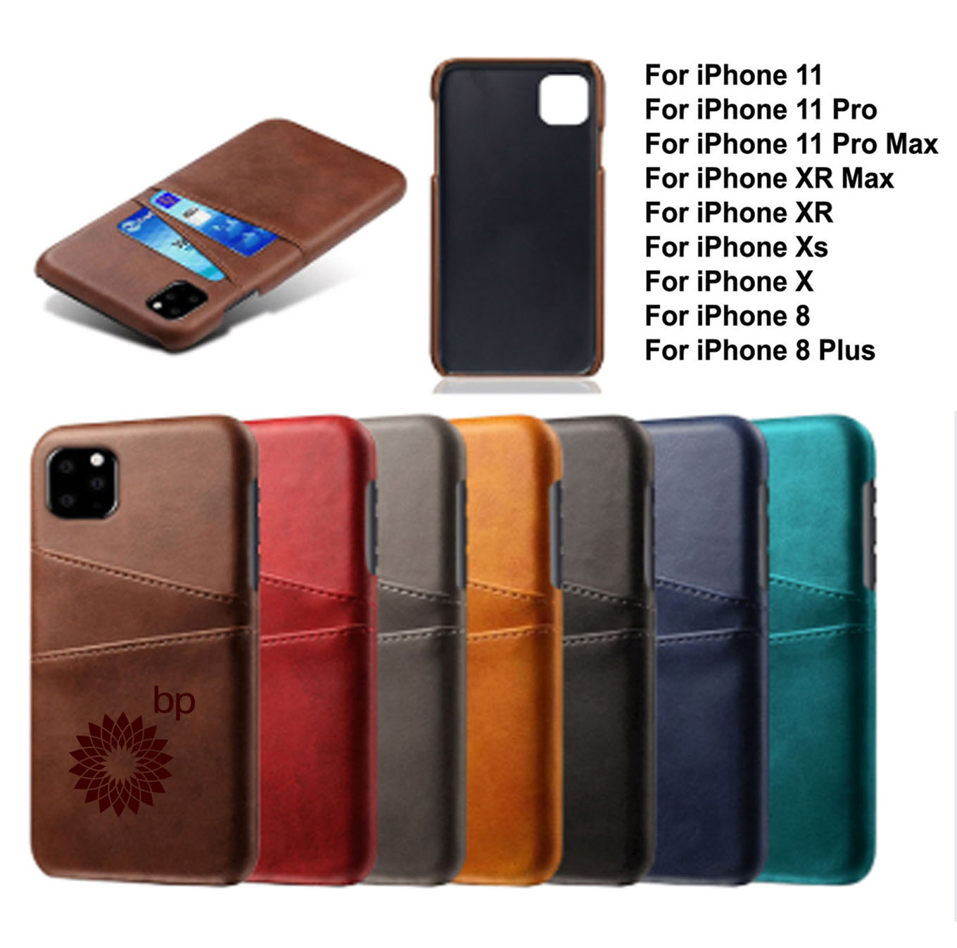 iBank ® Credit Card Holder Case for iPhone 15, 15 Plus, 15 Pro, 15 Pro Max 1