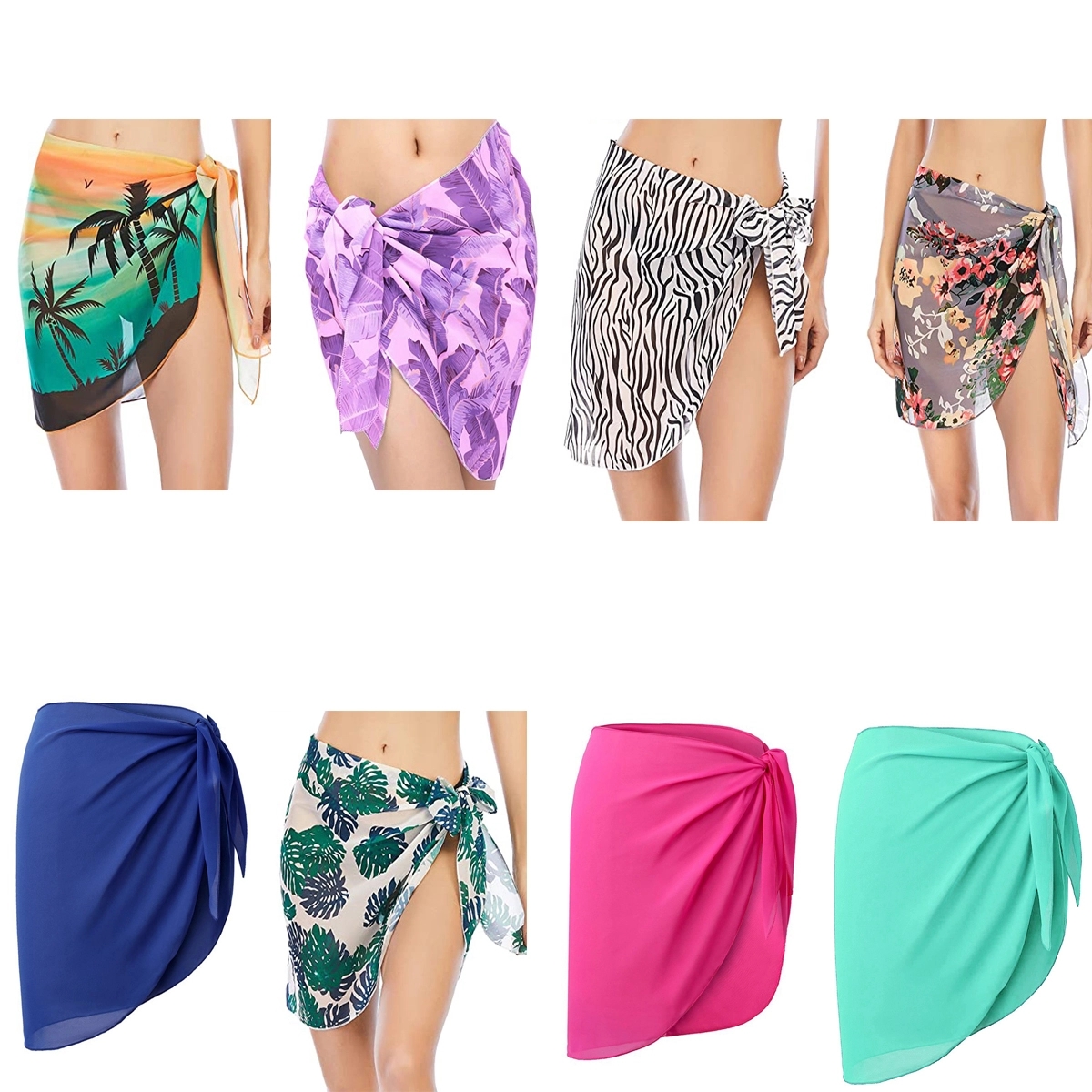 Women Swimwear Printed Cover Up Beach Sarong Pareo 2