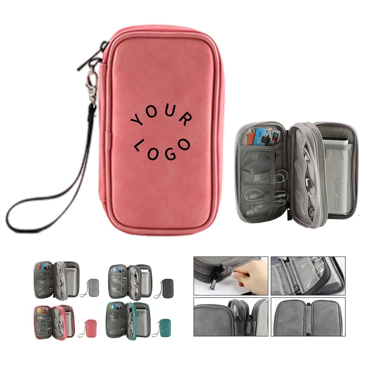 Portable Travel Organizer Pouch for Electronics 4