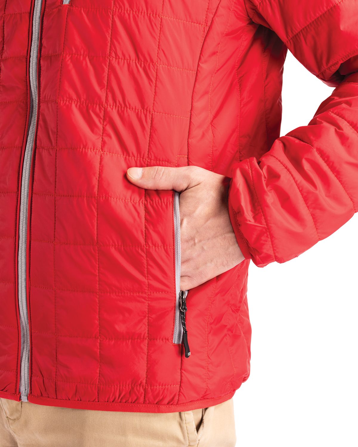 Cutter & Buck Rainier Recycled Insulated Puffer Mens Full Zip Jacket 8
