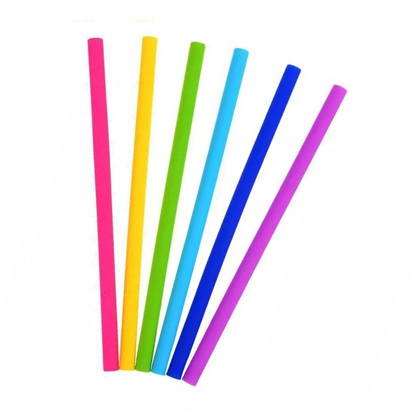 Straight Silicone Straw 2