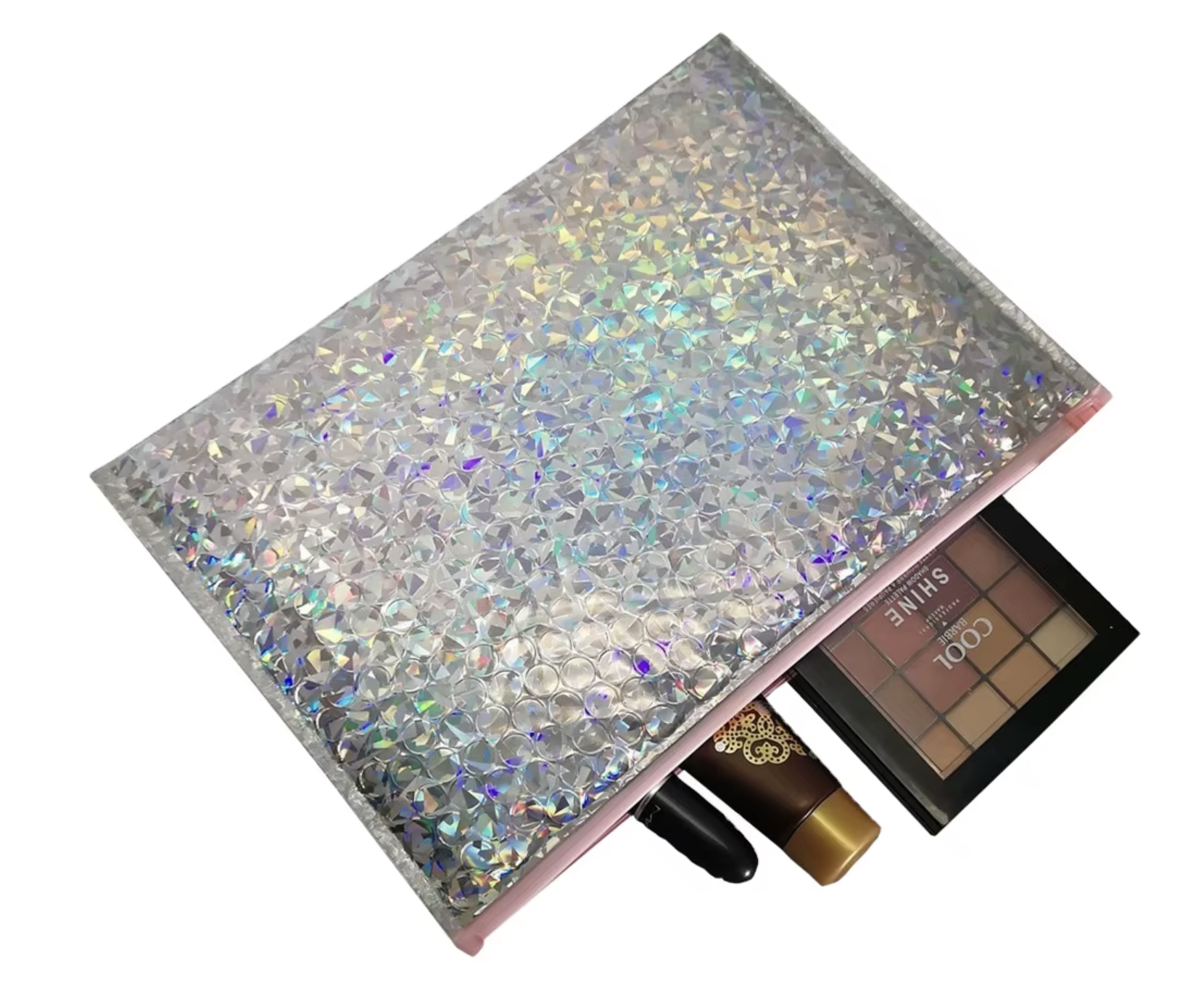 Zipper Bubble Bag for Cosmetic Lips Slider Pouch 1