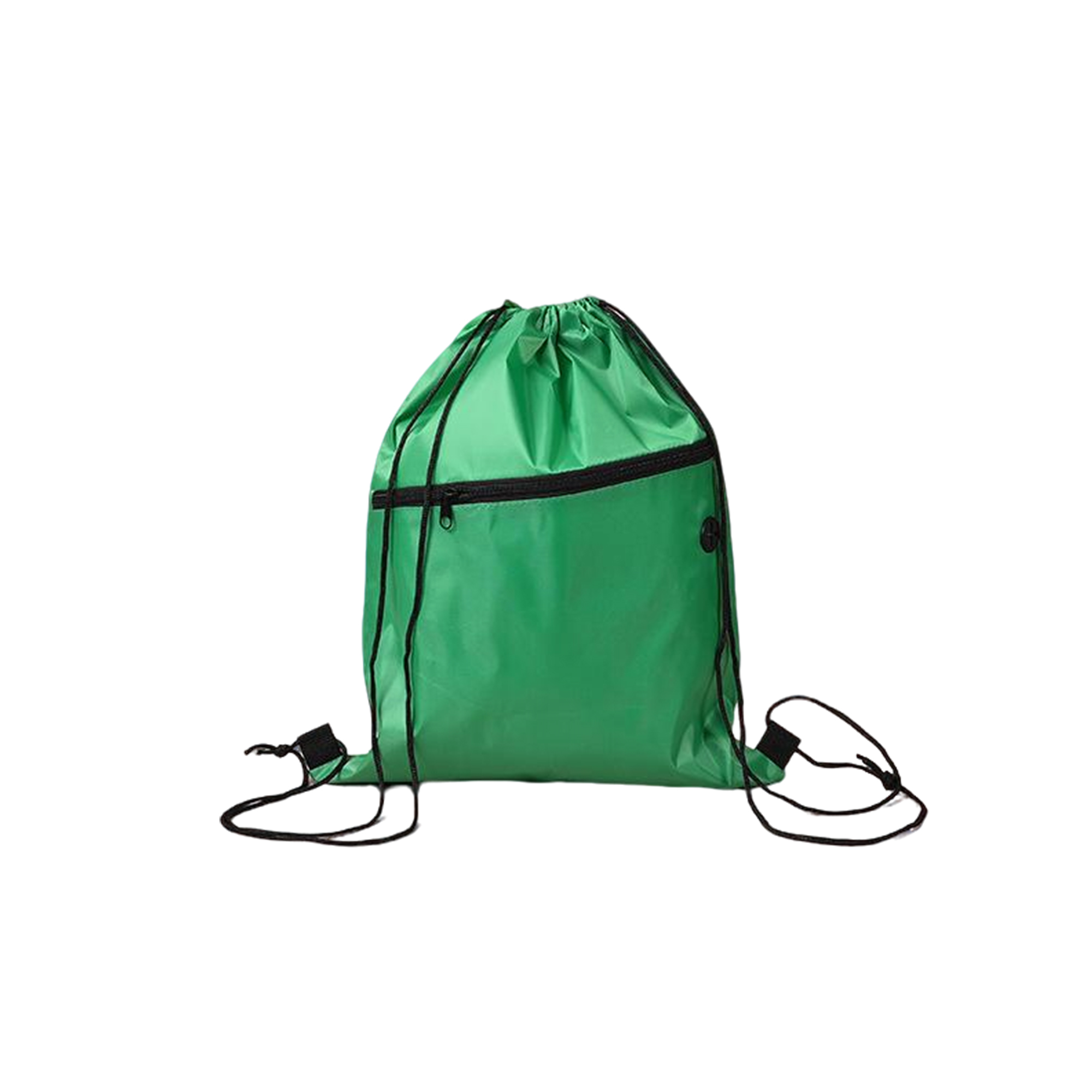 Nylon Drawstring Backpack With Front Compartment 3