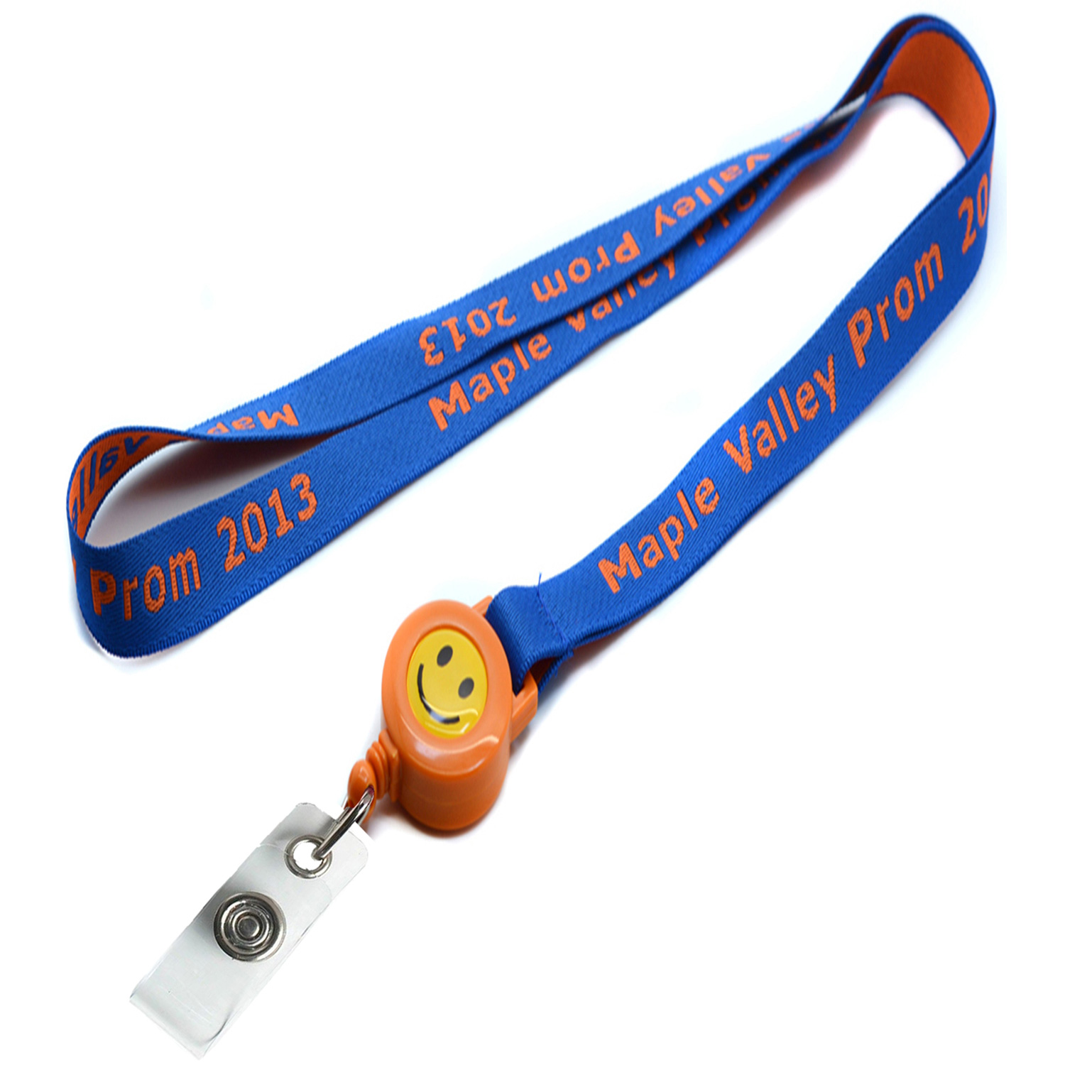5/8 inch Woven Lanyards w/ Retractable Reel Combo 2