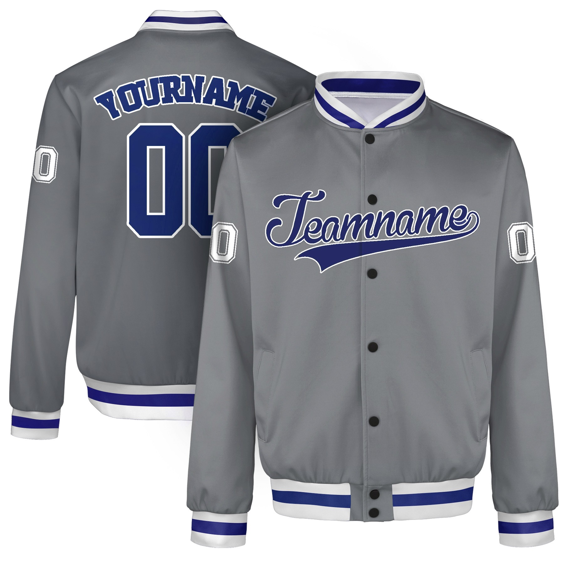 Custom Personalized Varsity Jacket(Full Color Dye Sublimated) 8