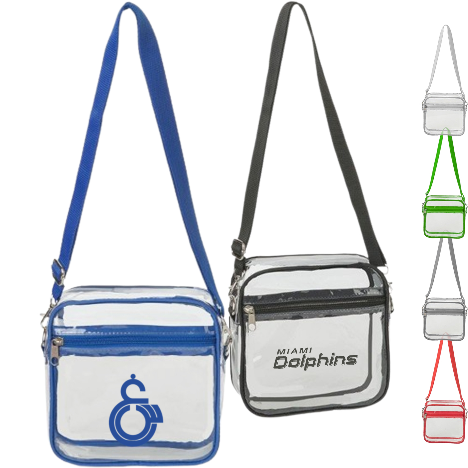 Stadium Approved Handbag Clear PVC Transparent Crossbody Bag 4