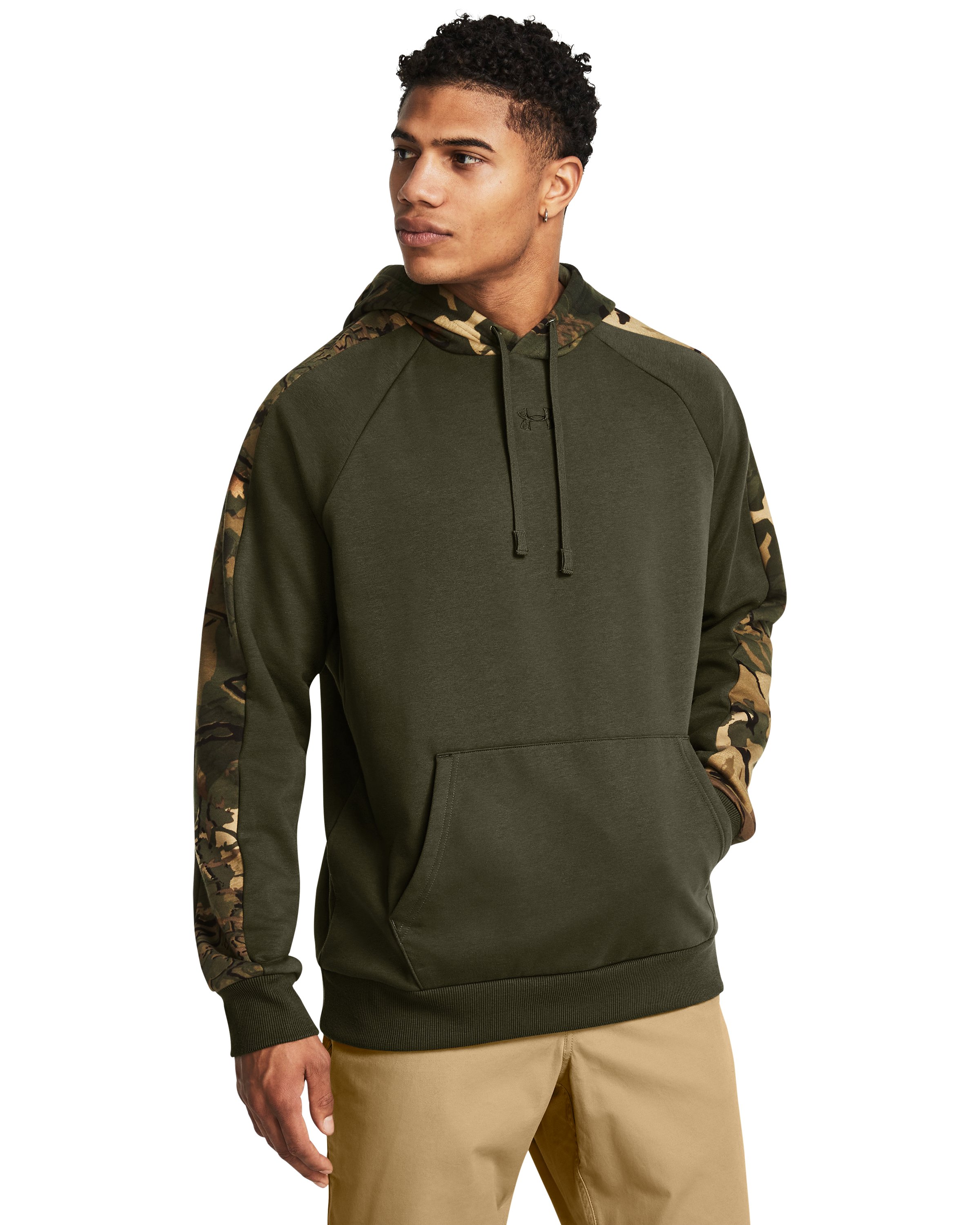 UA Rival Fleece Camo Blocked Men's Hoodie 6