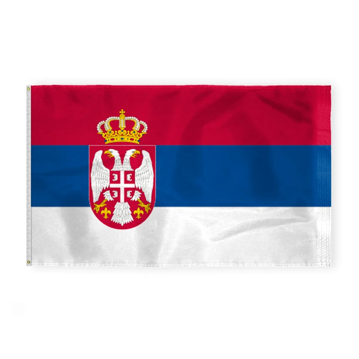World Flag - Serbia With Seal 9