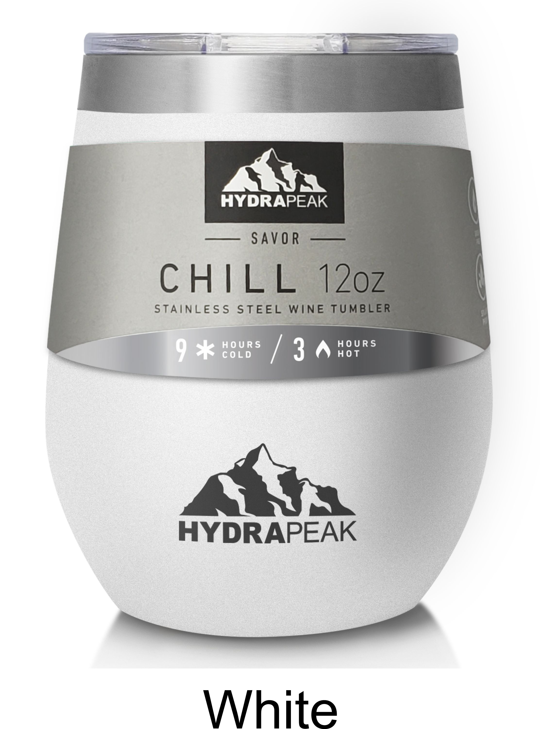 12 Oz. Hydrapeak Chill Wine Tumbler LIFETIME WARRANTY! 4