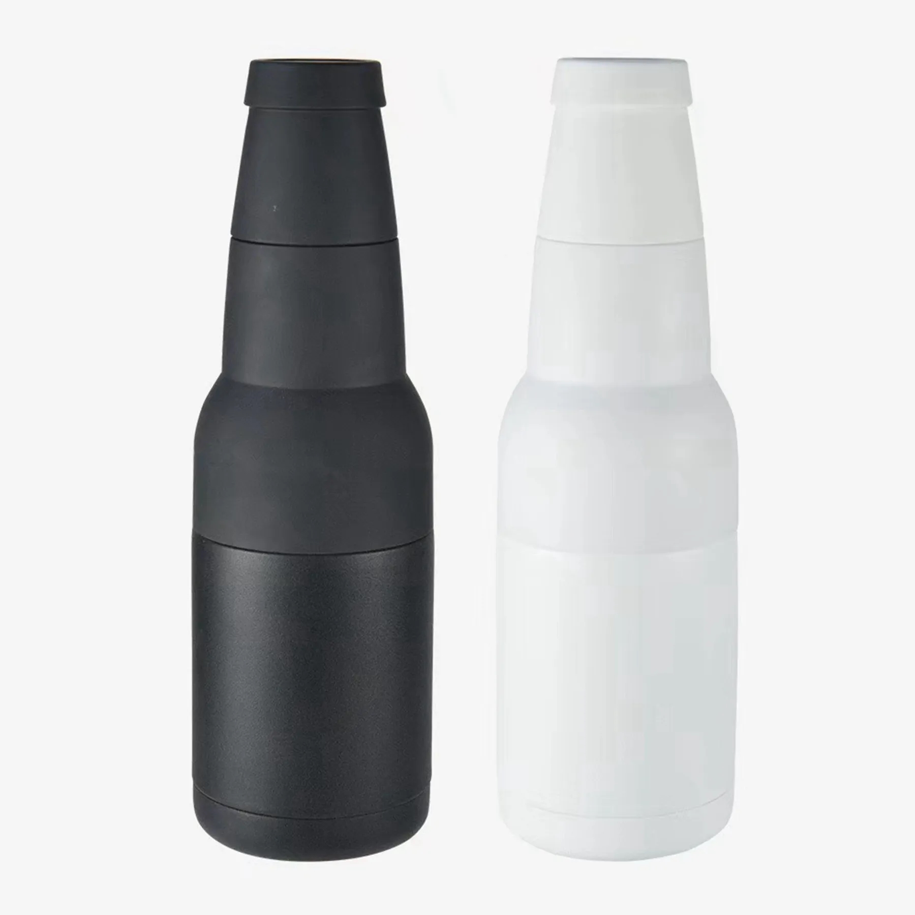 12oz Bottle Shaped Double-Insulated Beer Cooler with Opener 4