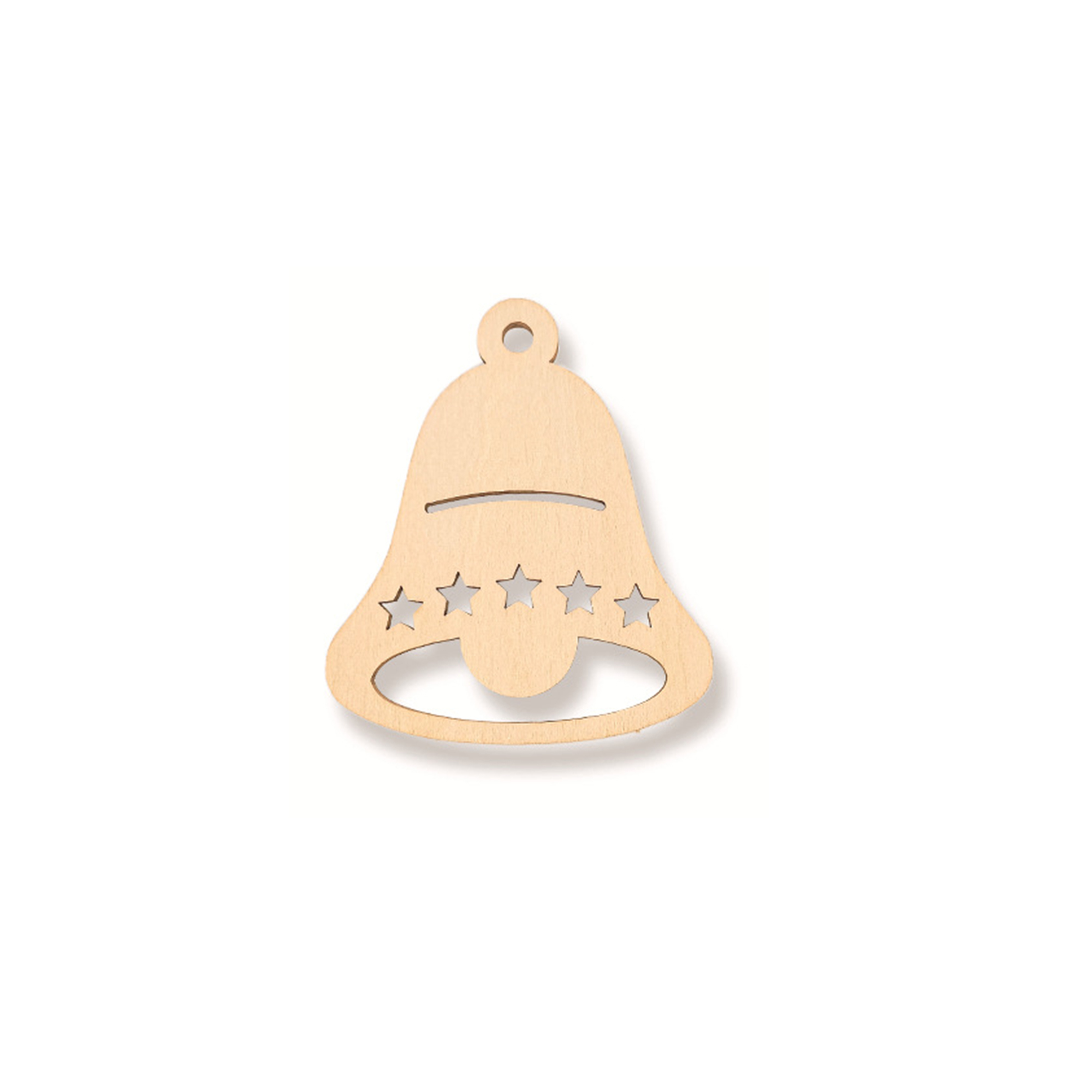 Natural Wood Christmas Tree Pendant 45