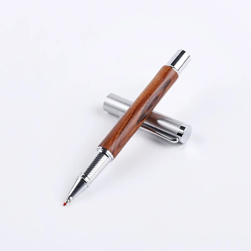 Wood Ballpoint Solid Metal Pen 2