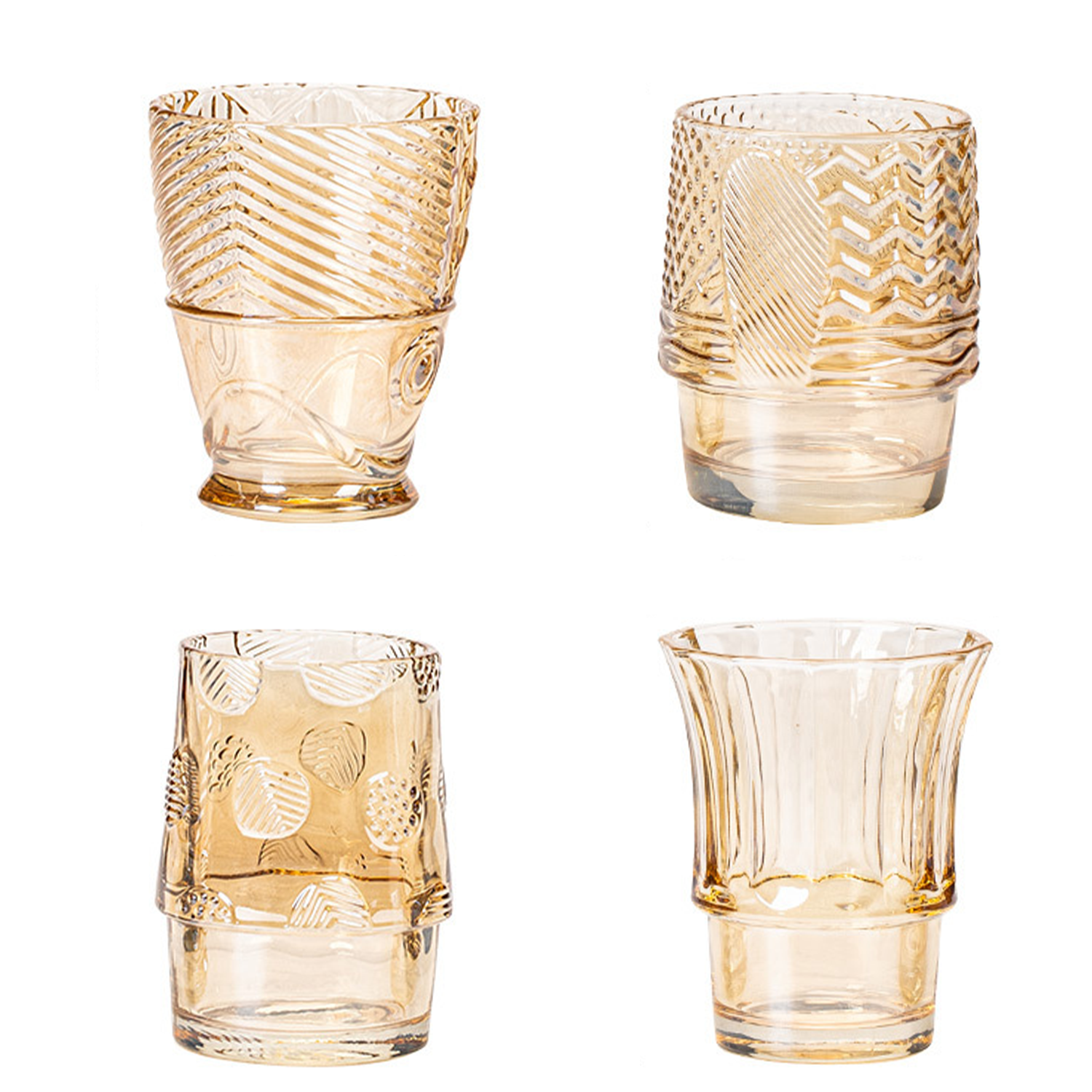Carp Stacking Glass Set 3
