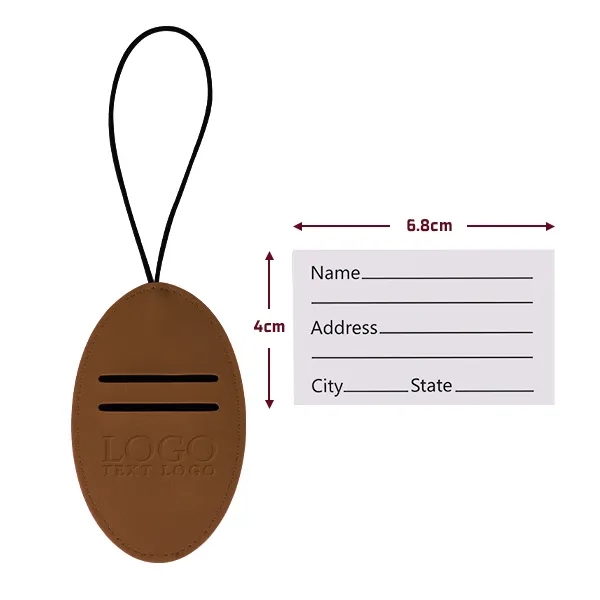 Vegan Leather Luggage Tags 14